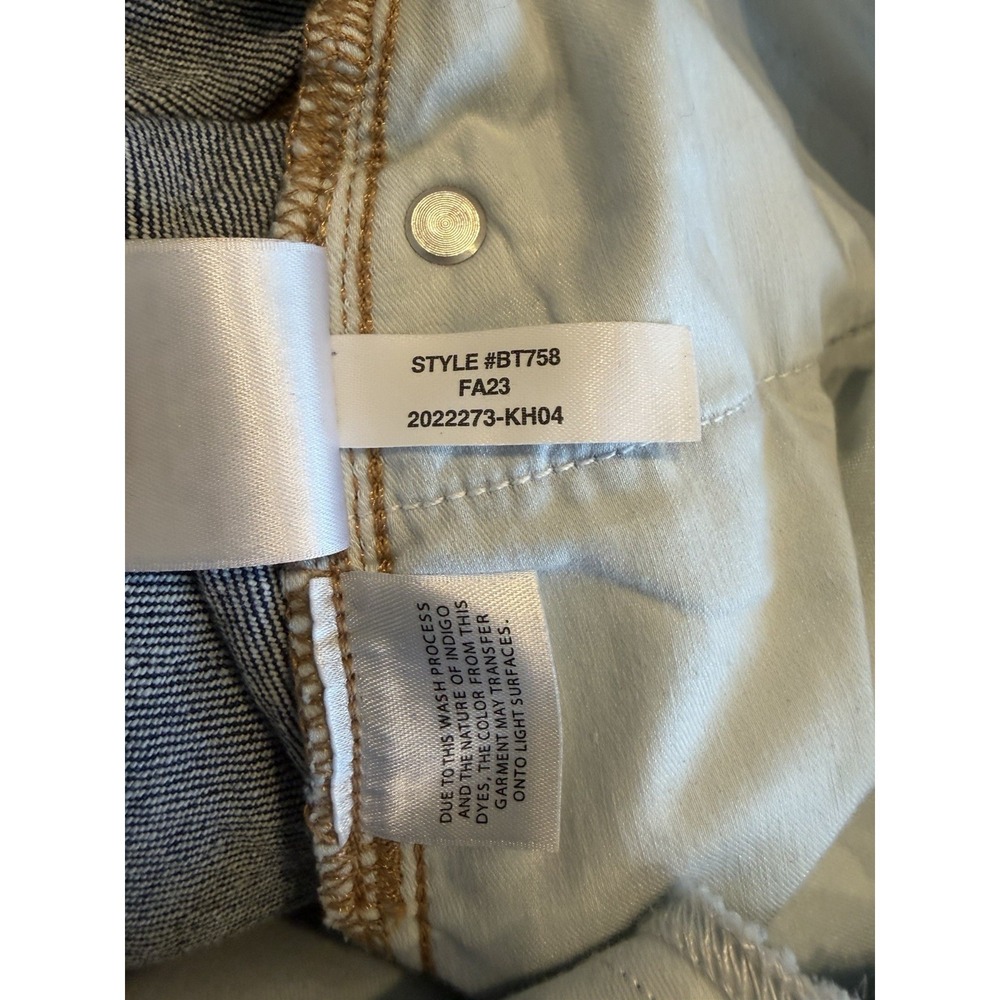 J Crew Women's Slim Wide Leg Denim Jeans BT758 High Rise Wide Leg 30 X 26 - Picture 7 of 8